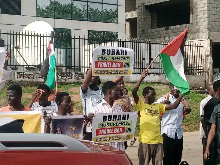 protesters condemn israeli in abuja/free sheikh 